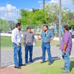 CARLOS VILLARREAL SUPERVISA OBRAS EN LAS COLONIAS INDEPENDENCIA Y REGINA