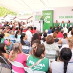 YÉSICA SIFUENTES Y MANOLO JIMÉNEZ ARRANCAN OBRAS SOCIAES A PASOS DE GIGANTES EN CASTAÑOS 