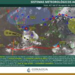 SE PREVÉN LLUVIAS Y CHUBASCOS CON DESCARGAS ELÉCTRICAS EN EL ESTADO