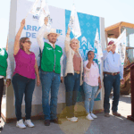 ARRANCA ALCALDESA LAURA JIMÉNEZ GUTIÉRREZ OBRA DE PAVIMENTACIÓN EN MINAS DE BARROTERÁN