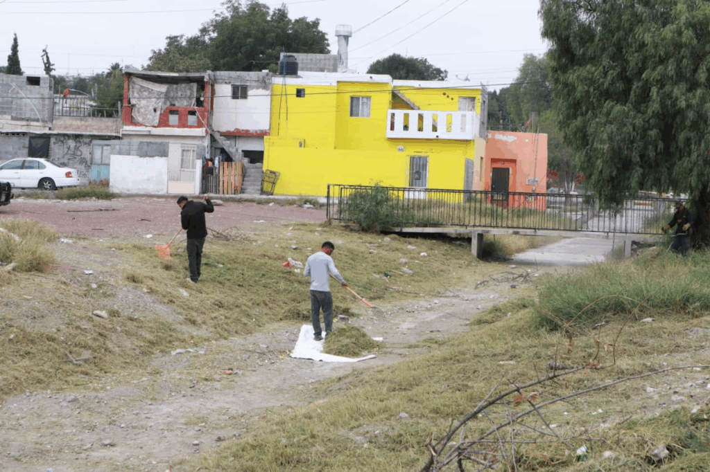 LIMPIA GOBIERNO MUNICIPAL CAUCE DE ARROYO LA TÓRTOLA