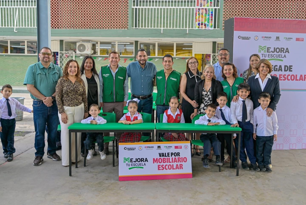 MANOLO JIMÉNEZ Y CARLOS VILLARREAL ARRANCAN OBRAS EDUCATIVAS POR 31 MDP