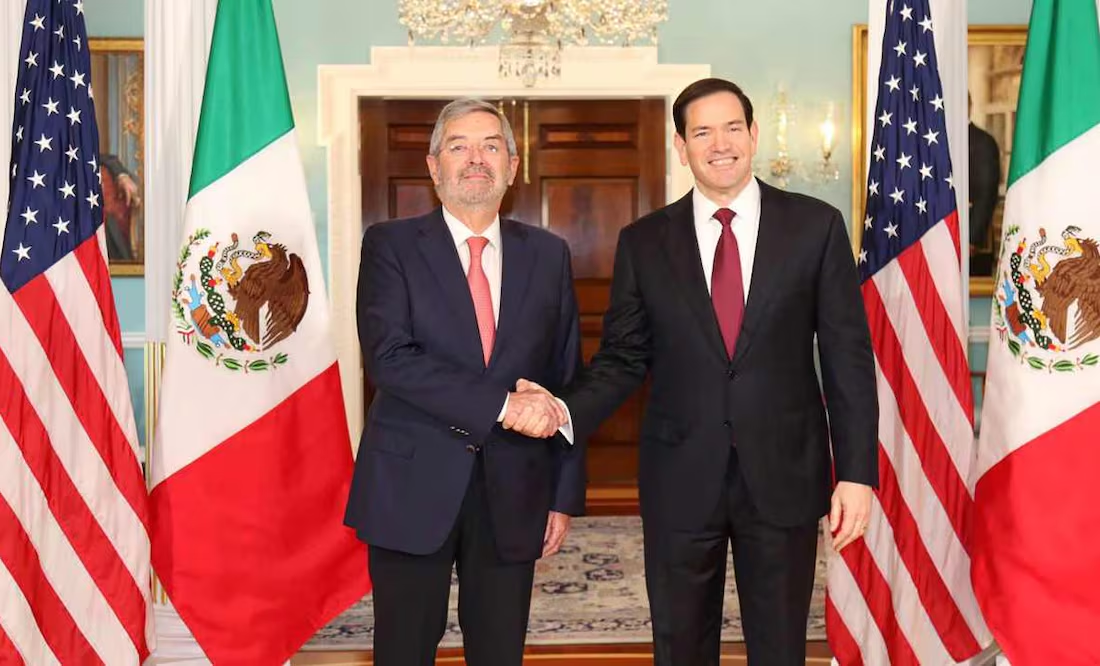 CANCILLER DE LA FUENTE SOSTIENE ENCUENTRO CON MARCO RUBIO EN WASHINGTON; REVISAN AVANCES DE SEGURIDAD FRONTERIZA