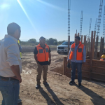 SUPERVISA VÍCTOR LEIJA AVANCES EN LA PLANTA TRATADORA DE AGUAS RESIDUALES