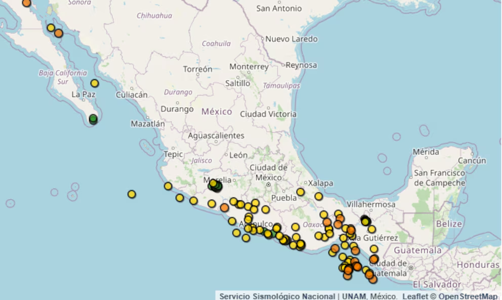 TEMBLOR HOY EN MÉXICO: NOTICIAS ACTIVIDAD SÍSMICA 7 DE OCTUBRE