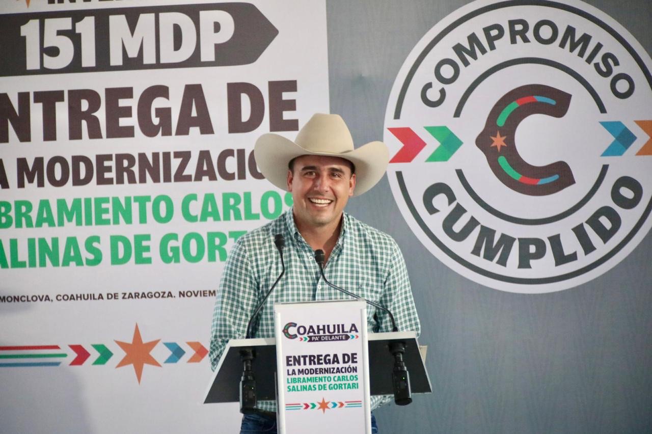CON 150 MDP ENTREGA MANOLO MODERNIZACIÓN DEL LIBRAMIENTO CARLOS SALINAS DE GORTARI EN LA REGIÓN CENTRO