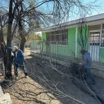 YESICA SIFUENTES REFUERZA EL BIENESTAR ESCOLAR CON JORNADA DE LIMPIEZA EN LA ESCUELA RAFAEL CEPEDA