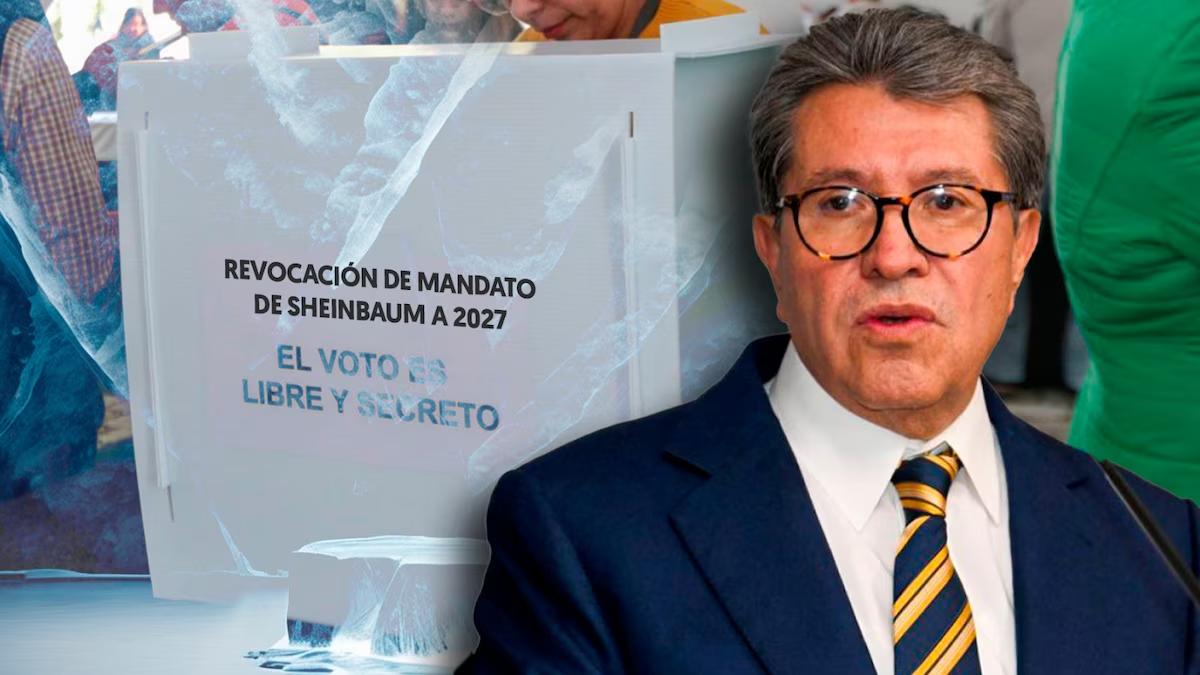MONREAL ‘CONGELA’ REFORMA PARA MOVER REVOCACIÓN DE MANDATO DE SHEINBAUM A 2027
