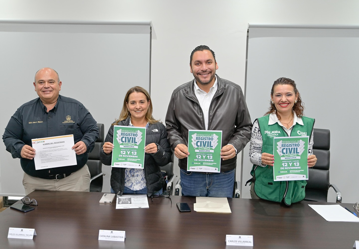 ANUNCIAN BRIGADA DEL REGISTRO CIVIL EN MONCLOVA: SERVICIOS GRATUITOS LOS DÍAS 12 Y 13 DE NOVIEMBRE