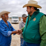 LLEVA TOMÁS GUTIÉRREZ MEJORAS AL EJIDO LAS NORIAS