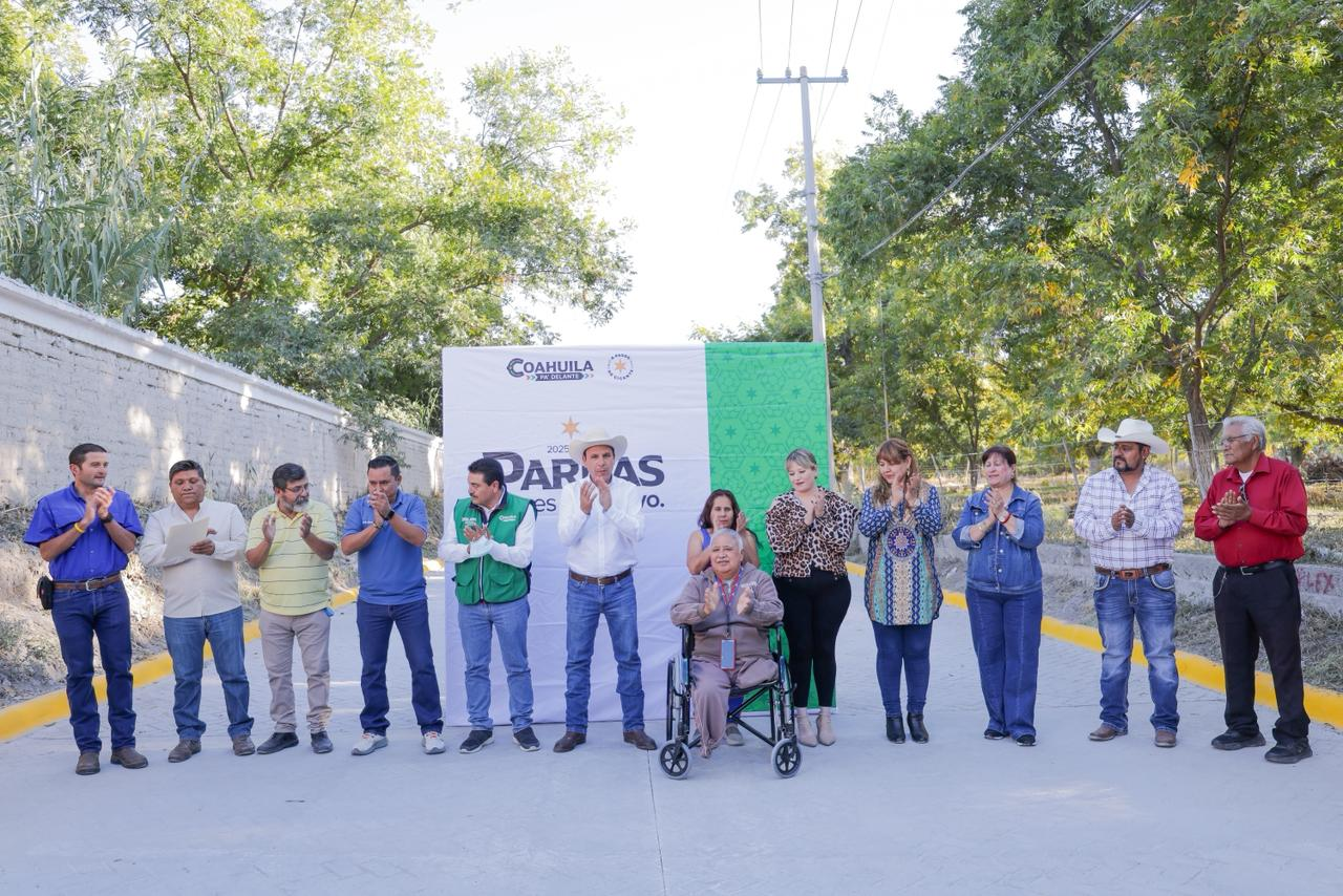 AVANZA PARRAS CON PROYECTO INTEGRAL DE PAVIMENTACIÓN; AHORA EN BARRIO DE PERICO