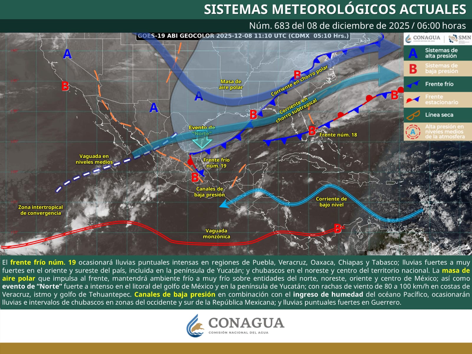 SE ESPERAN LLUVIAS Y AMBIENTE FRÍO EN COAHUILA
