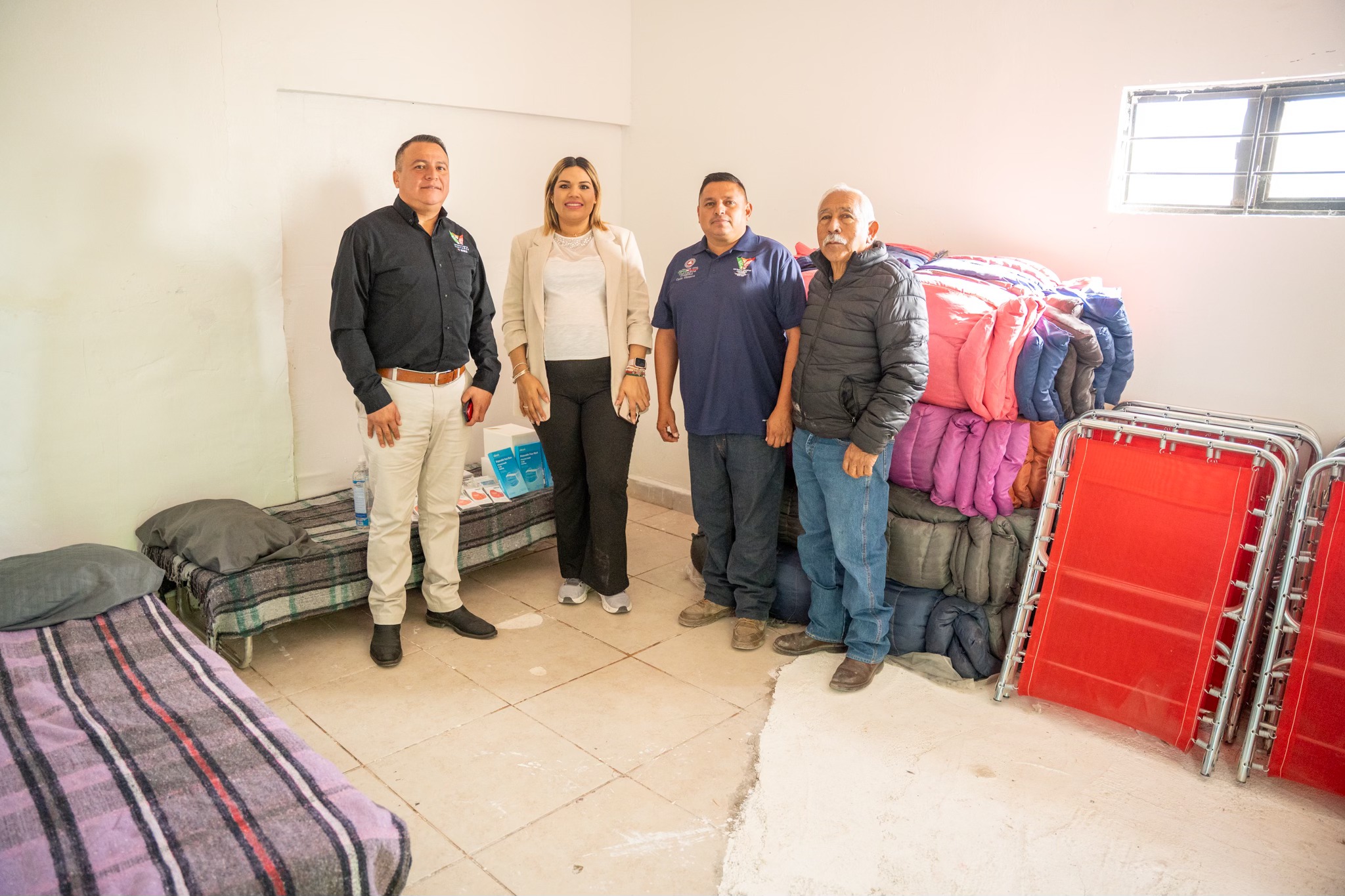 SUPERVISA YESICA SIFUENTES ALBERGUES PARA LA TEMPORADA INVERNAL EN CASTAÑOS