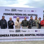 MANOLO JIMÉNEZ, GOBERNADOR DE COAHUILA, ENCABEZA COLOCACIÓN DE LA PRIMERA PIEDRA DEL HOSPITAL MUZQUISEKI EN MÚZQUIZ