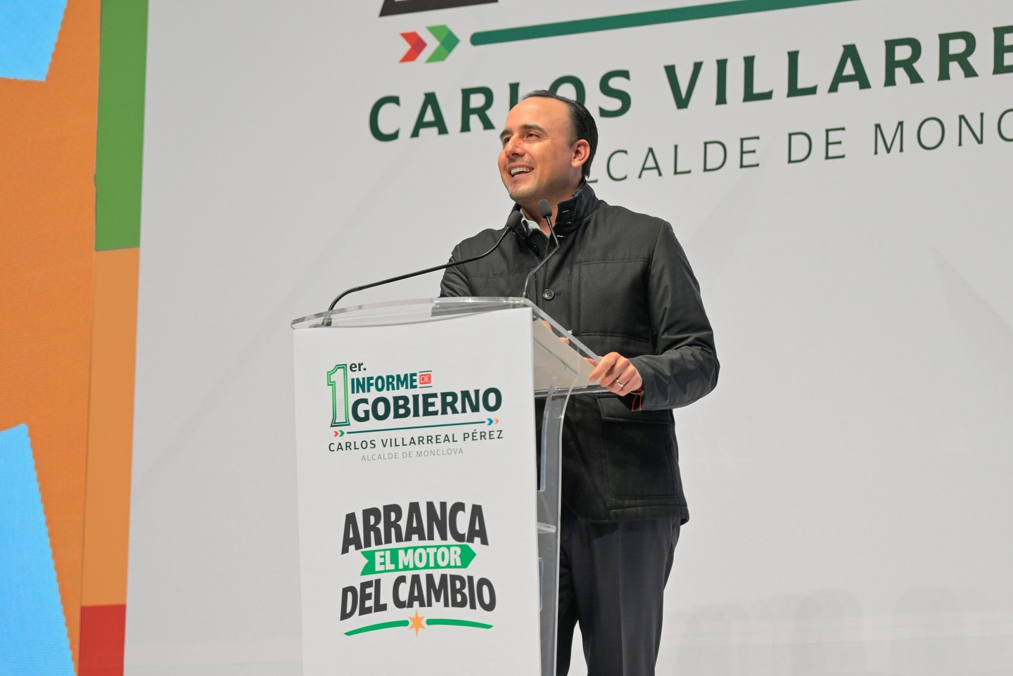 RECONOCE MANOLO JIMÉNEZ AVANCES EN MONCLOVA DURANTE EL PRIMER INFORME DE GOBIERNO DE CARLOS VILLARREAL