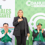 CASTAÑOS INAUGURA PAVIMENTACIÓN EN LA CALLE ALTAMIRANO; ALCALDESA AGRADECE RESPALDO ESTATAL