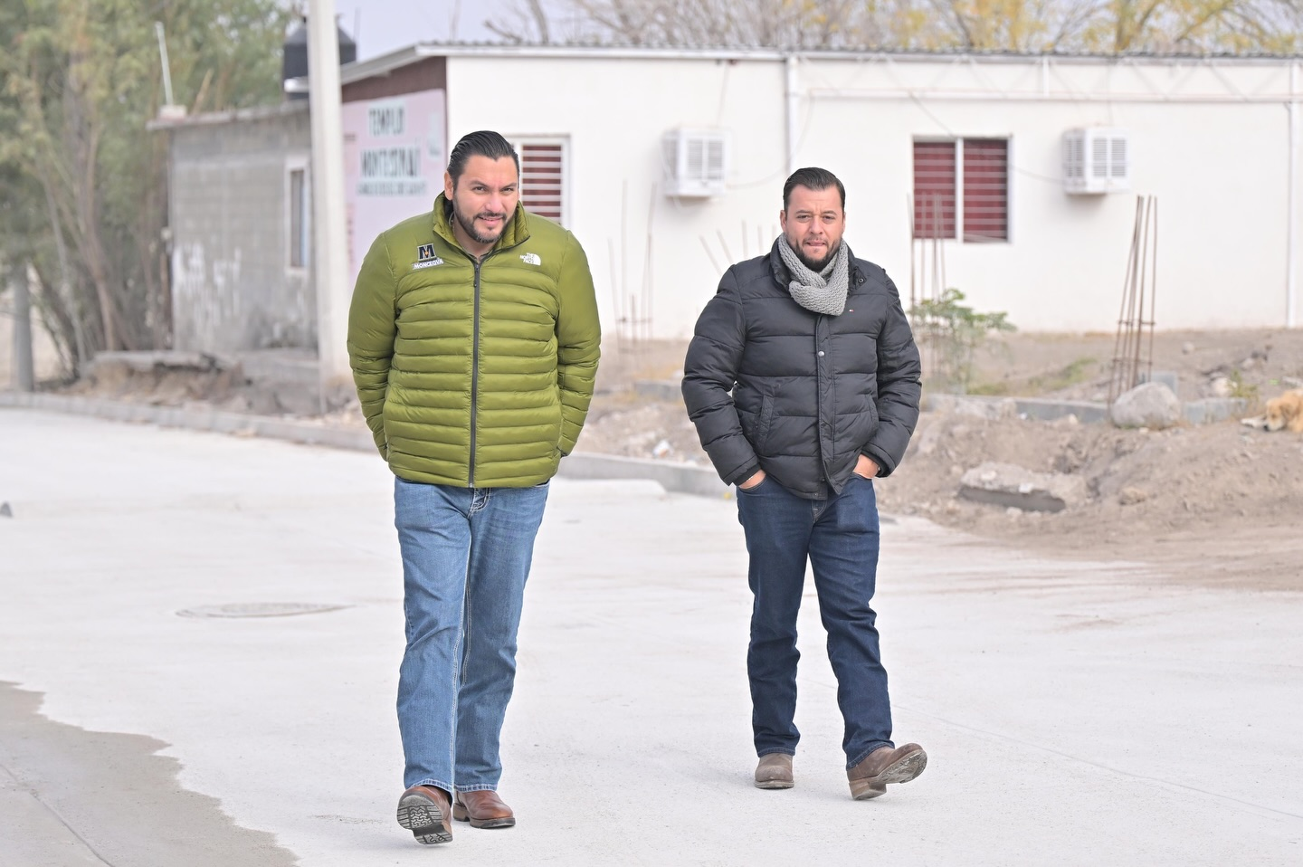 SUPERVISA ALCALDE CARLOS VILLARREAL OBRAS EN LA COLONIA ÓSCAR FLORES TAPIA