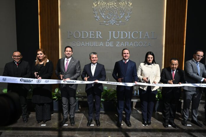 INAUGURAN MANOLO Y MIGUEL MERY CIUDAD JUDICIAL DE SALTILLO
