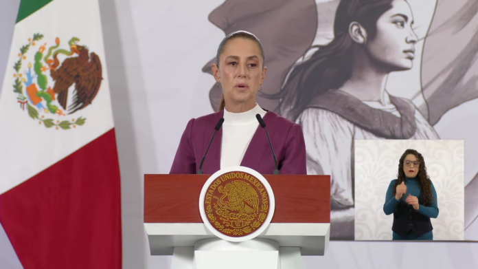 NO HUBO NADA DESDE MÉXICO, AFIRMA SHEINBAUM SOBRE DRONES
