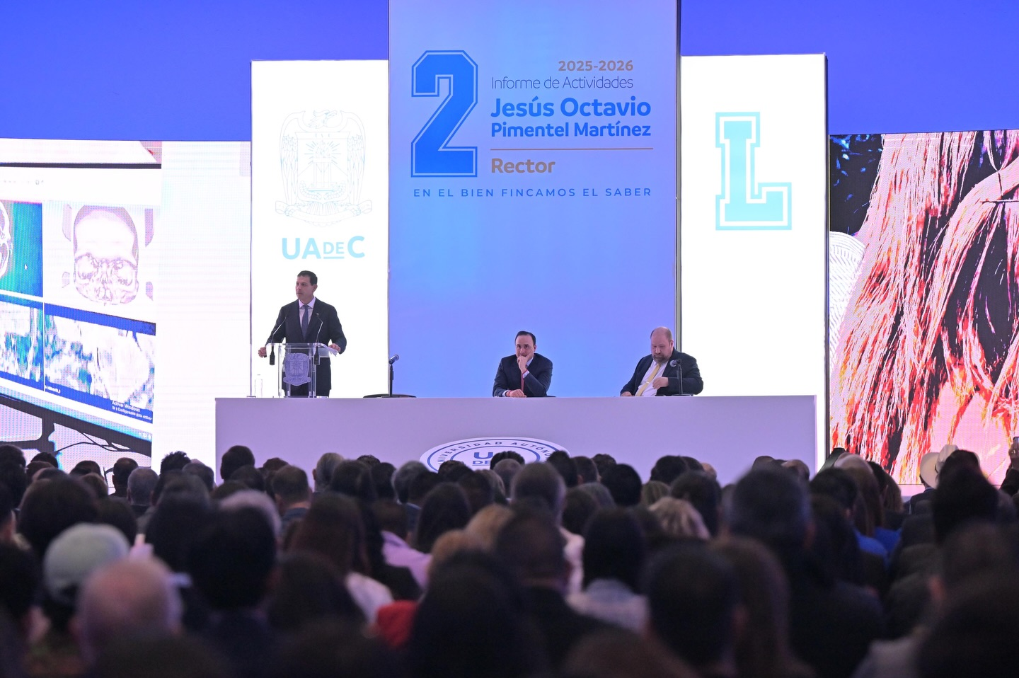 RESPALDA CARLOS VILLARREAL INFORME DEL RECTOR DE LA UADEC