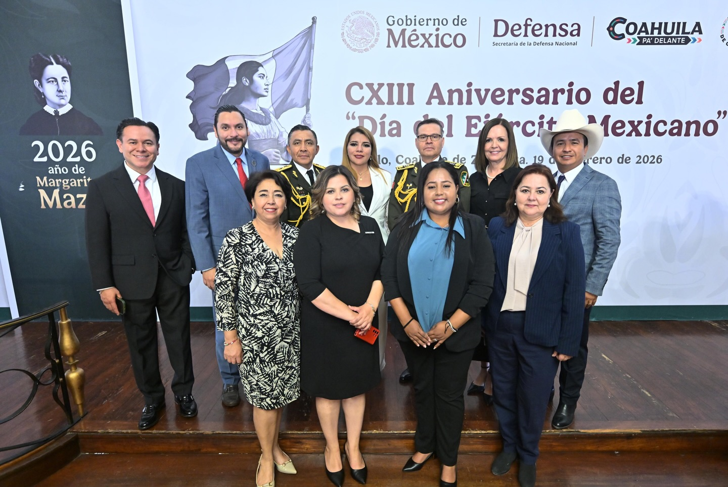 CONMEMORAN EL CXIII ANIVERSARIO DEL DÍA DEL EJÉRCITO MEXICANO EN COAHUILA