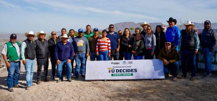 SE FORTALECE INFRAESTRUCTURA RURAL EN LANDEROS, EN RAMOS ARIZPE