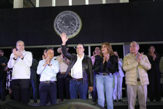 ENCABEZA MANOLO JIMÉNEZ FESTEJO DEL CENTENARIO DE MATAMOROS