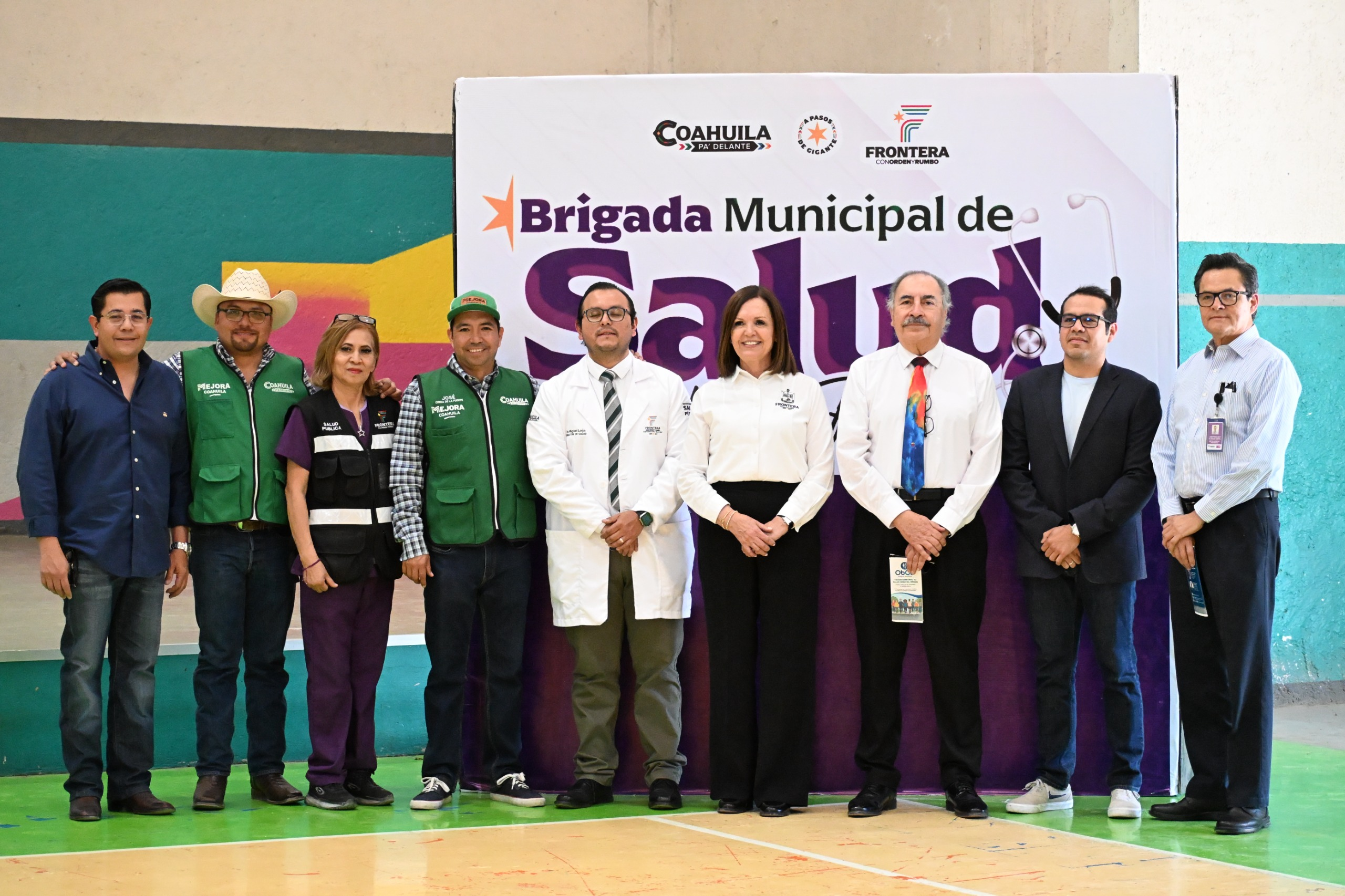 ARRANCA EN FRONTERA BRIGADA DE SALUD “CON ORDEN Y RUMBO”