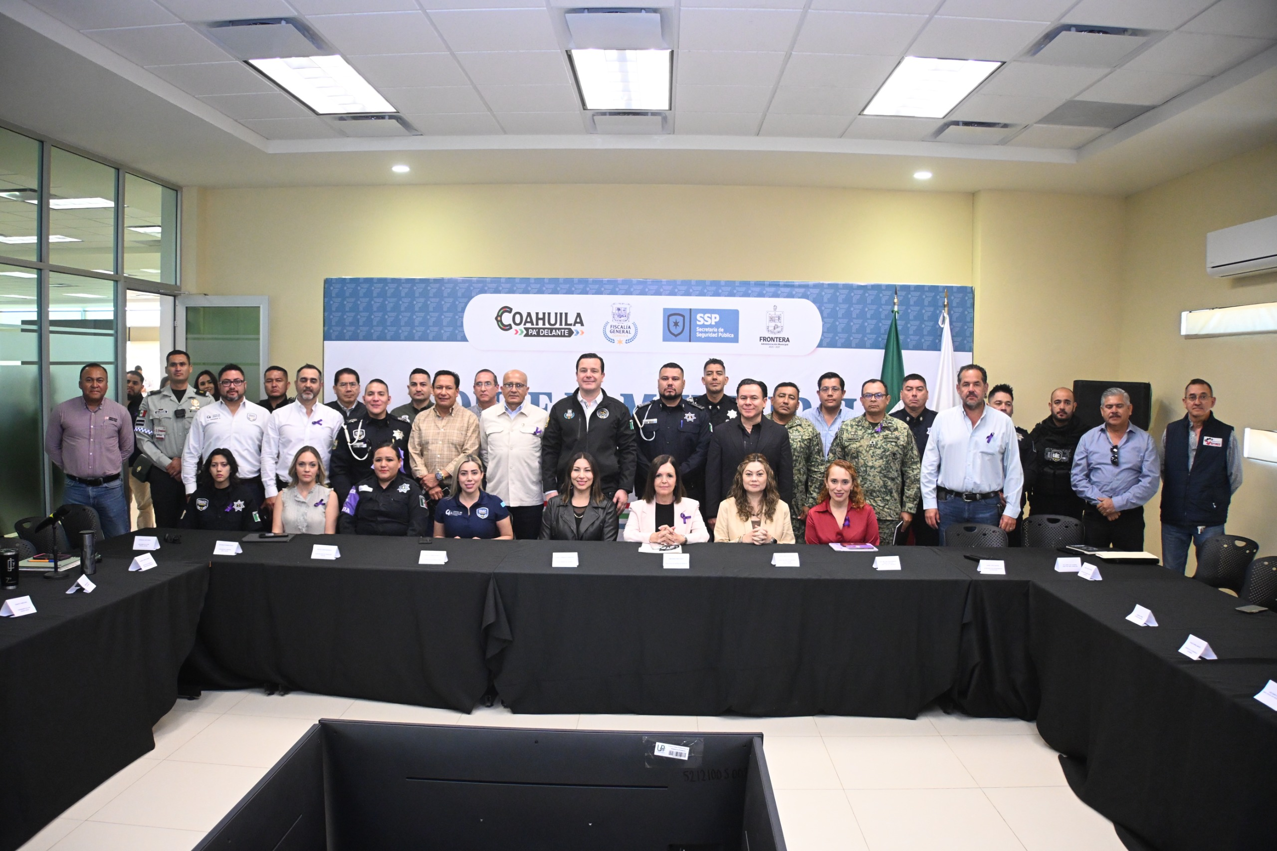 REFUERZAN COORDINACIÓN EN CONSEJO DE SEGURIDAD MUNICIPAL DE FRONTERA