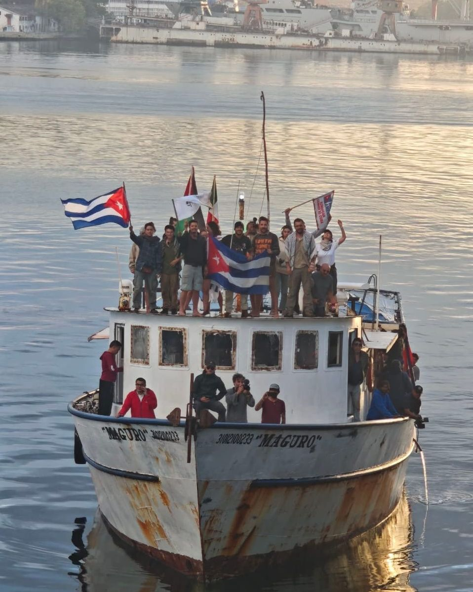 LLEGA A CUBA LA FLOTILLA INDEPENDIENTE ‘NUESTRA AMÉRICA’ CON AYUDA HUMANITARIA PROCEDENTE DE MÉXICO