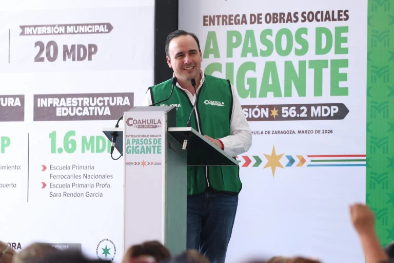 MARZO FUE UN MES DE MUCHO TRABAJO Y RESULTADOS PARA COAHUILA: MANOLO