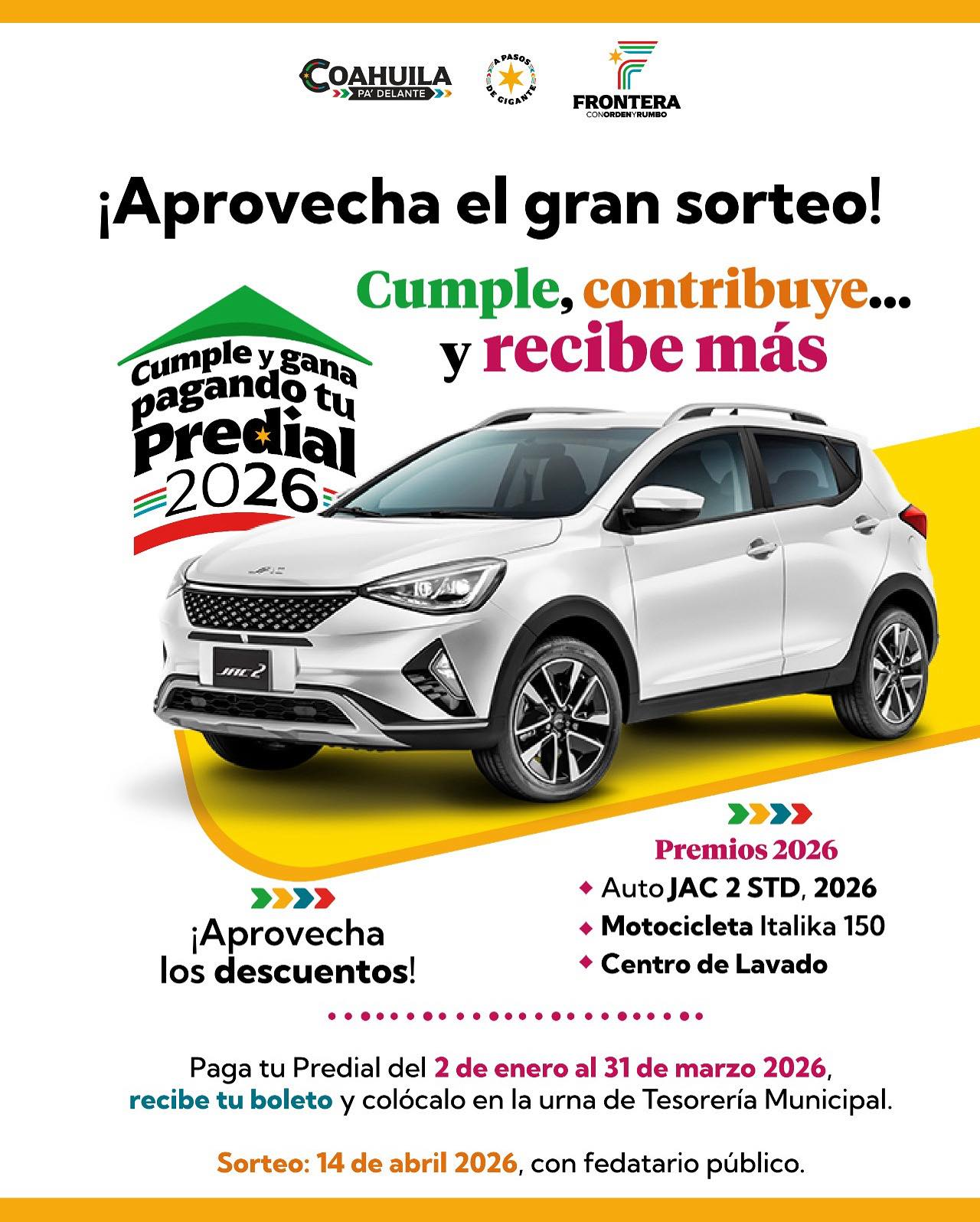 SARI PÉREZ CANTU INVITA A APROVECHAR EL PAGO DEL PREDIAL EN MARZO