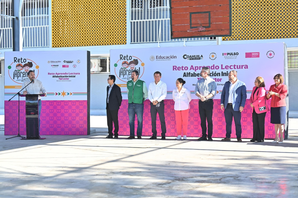 CARLOS VILLARREAL DESTACA PRESENTACIÓN DEL PROGRAMA “ALFABETIZACIÓN INICIAL” EN MONCLOVA