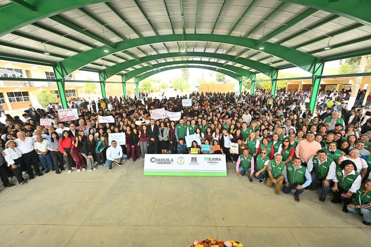 GOBIERNO ESTATAL Y MUNICIPAL ENTREGAN TECHO ESTRUCTURAL EN EL CBTIS 36