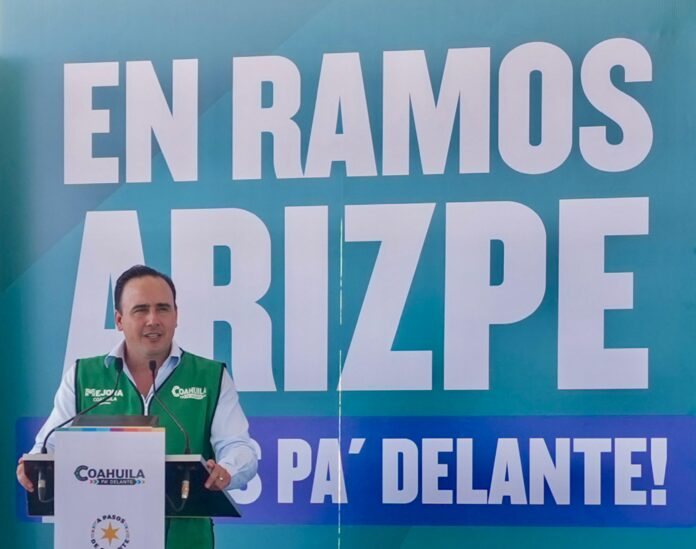 EN EQUIPO CON MANOLO, ENTREGAN OBRA VIAL PARA RAMOS ARIZPE