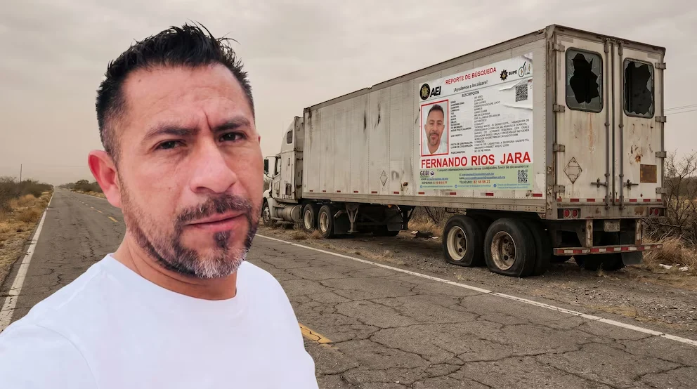 DESAPARECE TRAILERO DE COAHUILA EN NUEVO LEÓN: HALLAN SU UNIDAD ABANDONADA EN CADEREYTA