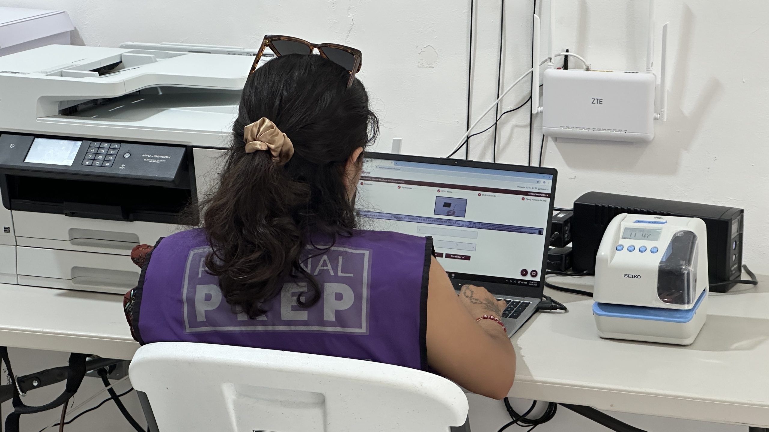 PREP DEL DISTRITO 05 LISTO PARA DIFUNDIR RESULTADOS PRELIMINARES EN TIEMPO REAL