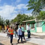 SUPERVISAN REHABILITACIÓN DE PASEOS EN LA COLONIA MIRAVALLE