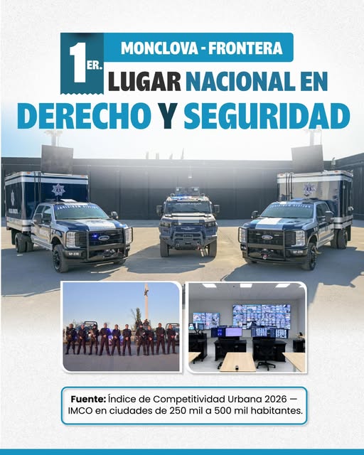 MONCLOVA DESTACA A NIVEL NACIONAL EN MATERIA DE DERECHO Y SEGURIDAD: CARLOS VILLARREAL