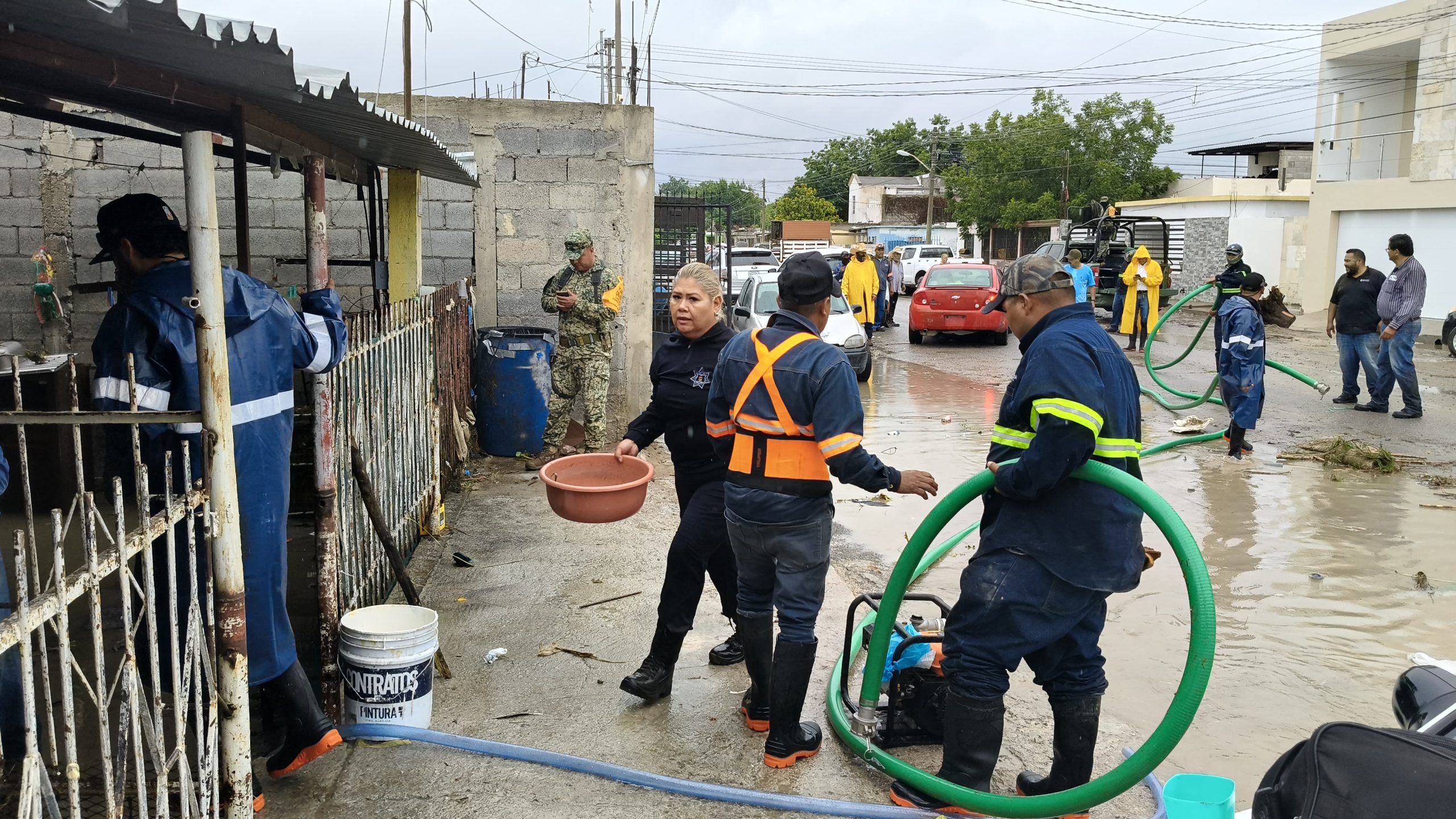 RESPONDE FRONTERA CON RAPIDEZ Y COORDINACIÓN ANTE LLUVIAS ATÍPICAS