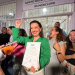 ESRA CAVAZOS RECIBE CONSTANCIA QUE LA ACREDITA COMO DIPUTADA ELECTA DEL DISTRITO 5