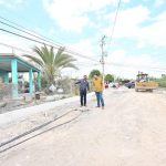 CARLOS VILLARREAL SUPERVISA OBRAS EN LAS COLONIAS LA AMISTAD Y BARRERA