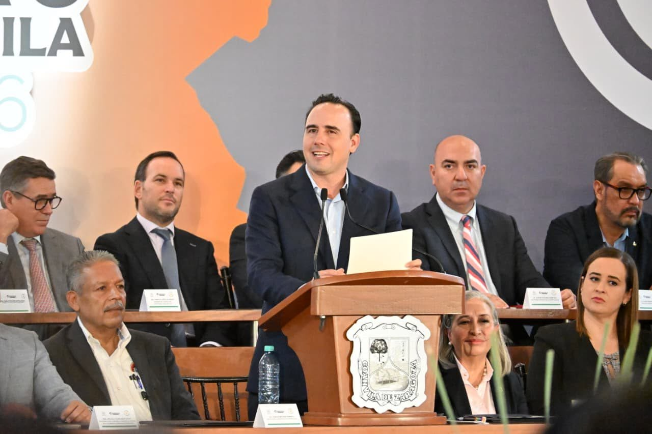 MANOLO JIMÉNEZ DESTACA UNIDAD Y COORDINACIÓN EN LA FIRMA DEL PACTO COAHUILA 2026