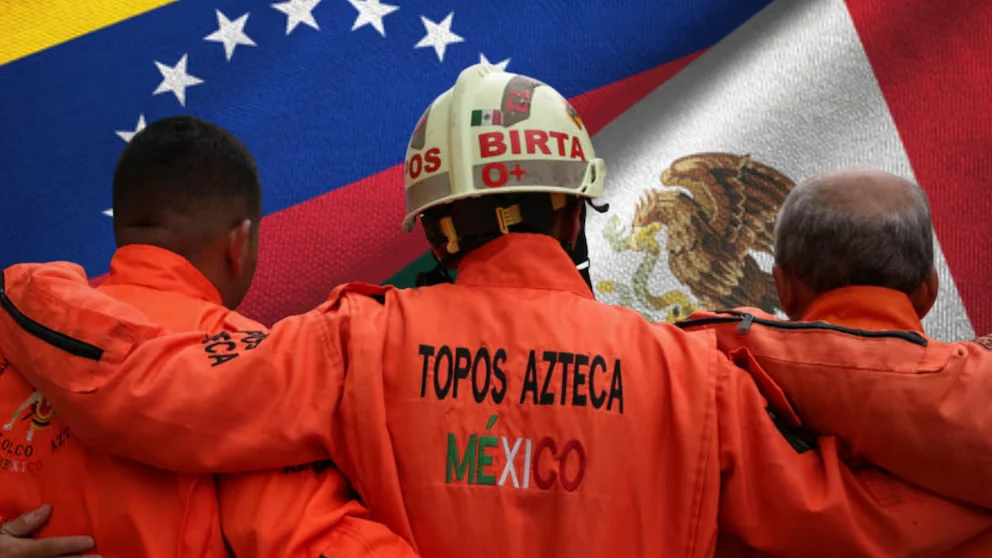 TOPOS DE MÉXICO Y EJÉRCITO RECIBEN OVACIÓN EN REDES POR RESCATE EN VENEZUELA: “SON DE OTRO PLANETA”