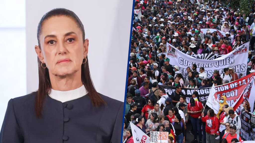 SHEINBAUM ACLARA QUE SEP NO ENTREGARÁ 800 MDP A LA CNTE: ‘ES DINERO PARA ESCUELAS’