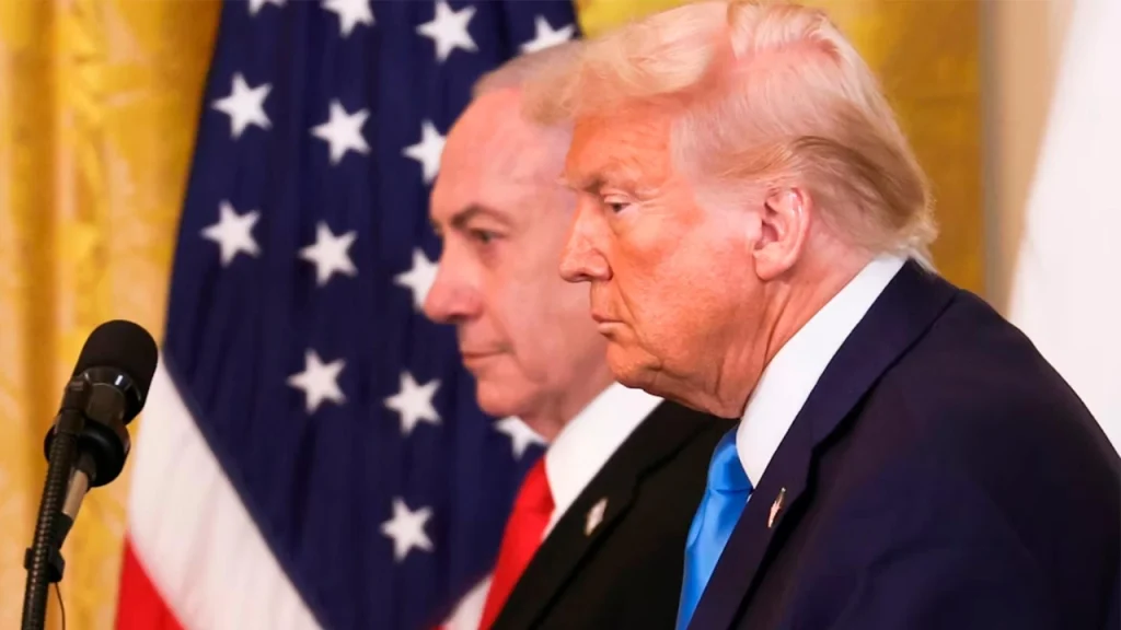 TRUMP DICE QUE NETANYAHU NO SERÁ DETENIDO MIENTRAS ESTÉ EN EU