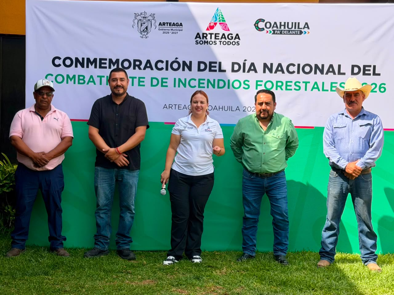 ARTEAGA RECONOCE A SUS COMBATIENTES FORESTALES; EN 2026 NO SE HA REGISTRADO NINGÚN INCENDIO FORESTAL