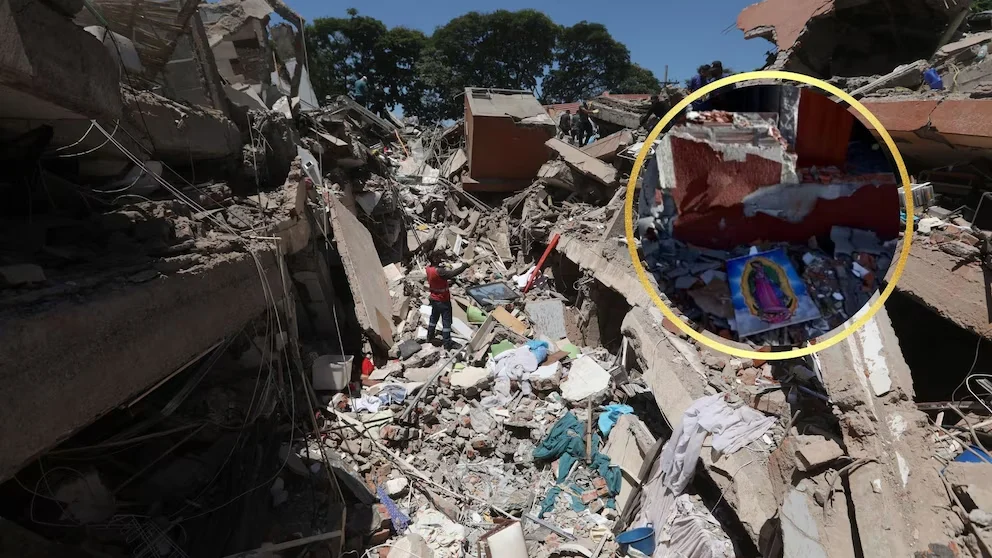 EL ‘MILAGRO’ DE LA VIRGEN DE GUADALUPE EN COLOMBIA: NI EL TERREMOTO PUDO DESTRUIRLA