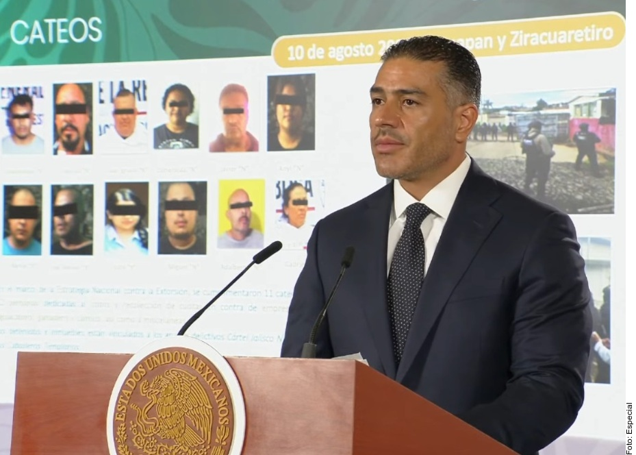 SUMA PLAN MICHOACÁN 950 DETENIDOS; PRIORIZAN EXTORSIÓN