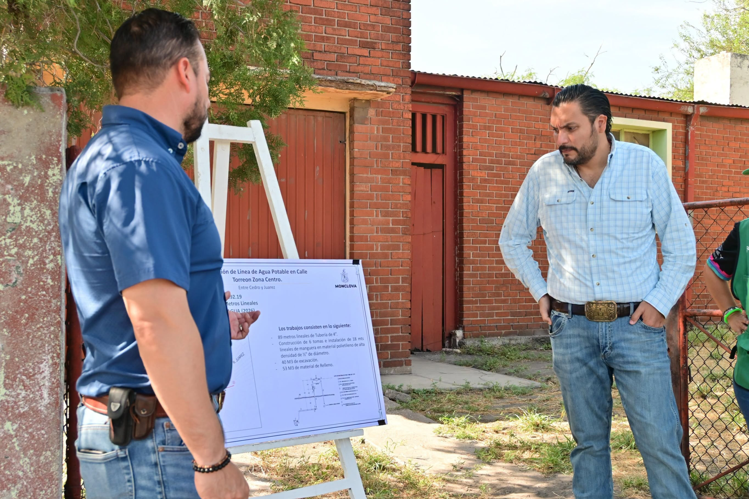 ARRANCAN OBRAS DE AGUA Y DRENAJE POR MÁS DE 1.8 MDP EN LA ZONA CENTRO DE MONCLOVA